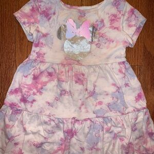 Disney Pink and Purple Tiered Ruffle Sundress
